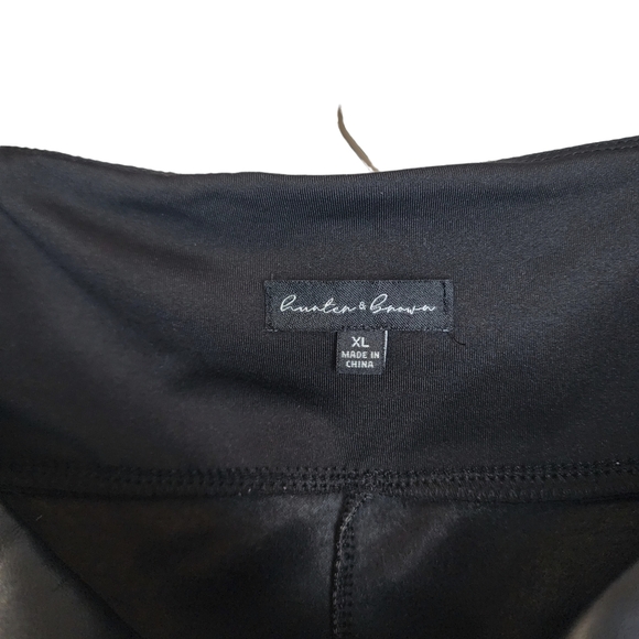 Hunter & Brown Faux Leather Leggings - Picture 5 of 7